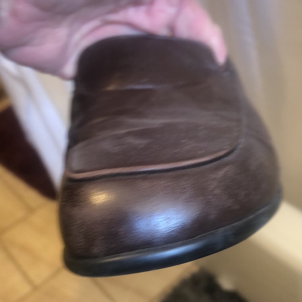 Taryn Rose brown leather loafers vibram size 38 - Picture 7 of 8